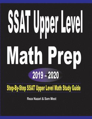 bokomslag SSAT Upper Level  Math Prep  2019 - 2020