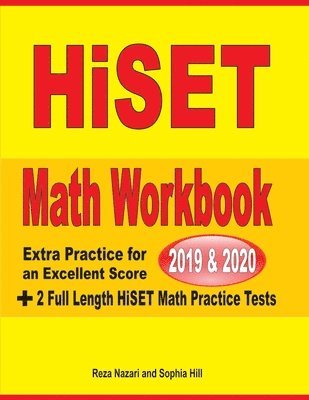 bokomslag HiSET Math Workbook 2019 & 2020