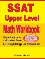 bokomslag SSAT Upper Level Math Workbook 2019 & 2020: Extra Practice for an Excellent Score + 2 Full Length SSAT Upper Level Math Practice Tests