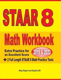 bokomslag STAAR Grade 8 Math Workbook  2019 & 2020