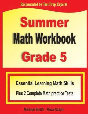 bokomslag Summer Math Workbook Grade 5