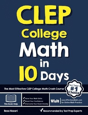 bokomslag CLEP College Math in 10 Days