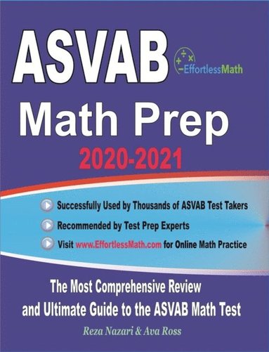 bokomslag ASVAB Math Prep 2020-2021: The Most Comprehensive Review and Ultimate Guide to the ASVAB Math Test