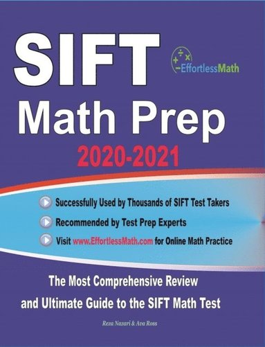 bokomslag SIFT Math Prep 2020-2021: The Most Comprehensive Review and Ultimate Guide to the SIFT Math Test