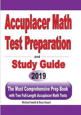 bokomslag Accuplacer  Math Test Preparation and  study guide