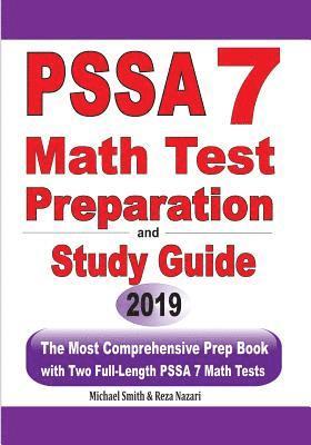 bokomslag PSSA 7 Math Test Preparation and Study Guide