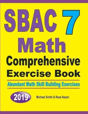 bokomslag SBAC 7 Math Comprehensive Exercise Book
