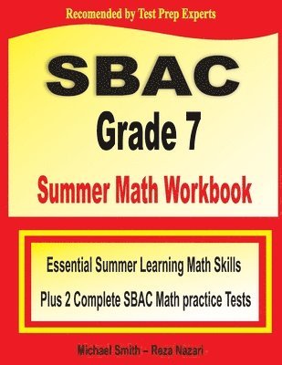 bokomslag SBAC Grade 7 Summer Math Workbook