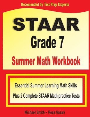 bokomslag STAAR Grade 7 Summer Math Workbook