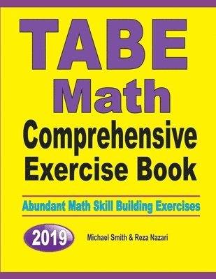 bokomslag TABE Math Comprehensive Exercise Book