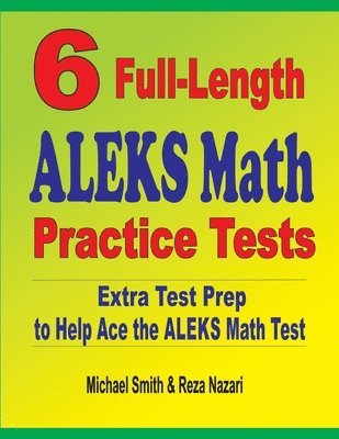 bokomslag 6 Full-Length ALEKS Math Practice Tests