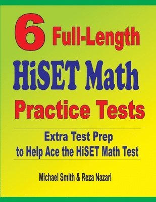 bokomslag 6 Full-Length HiSET Math Practice Tests