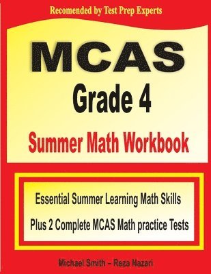 bokomslag MCAS Grade 4 Summer Math Workbook