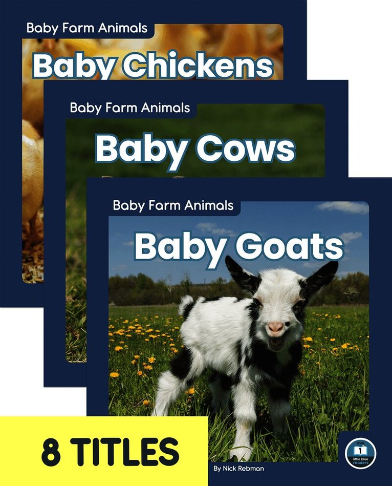 Baby Farm Animals (Set of 8)
