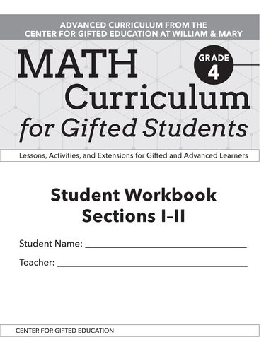 Clg Of William And Mary/Ctr Gift Ed, Molly Bryan Talbot - Math Curriculum for Gifted Students, Häftad