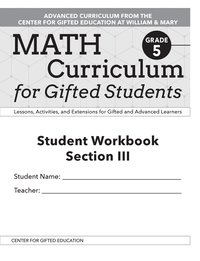 bokomslag Math Curriculum for Gifted Students