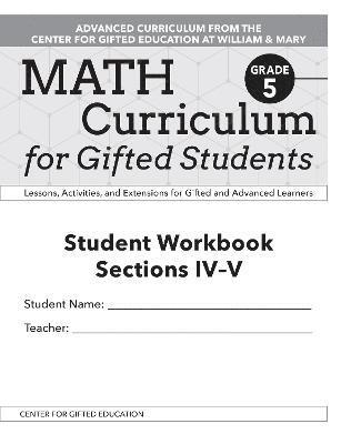 Clg Of William And Mary/Ctr Gift Ed, Margaret McKowen Patti Jess, Clg of William and Mary/Ctr Gift Ed - Math Curriculum for Gifted Students, Häftad