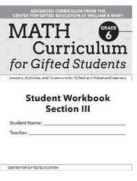 bokomslag Math Curriculum for Gifted Students