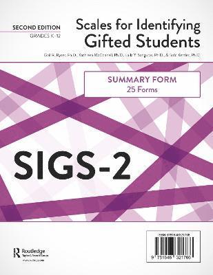 Scales For Identifying Gifted Students (sigs-2) 1