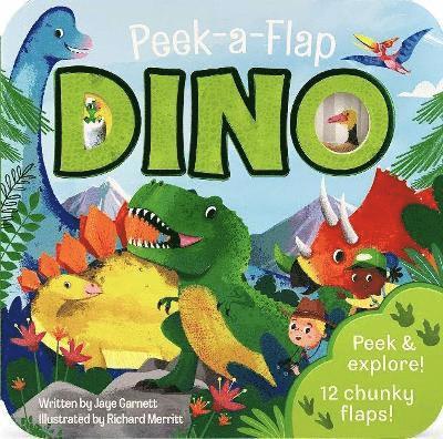 Dinosaur Peek a Flap Children's Board Book 1