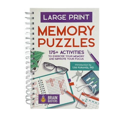 Parragon Books - Large Print Memory Puzzles, Häftad