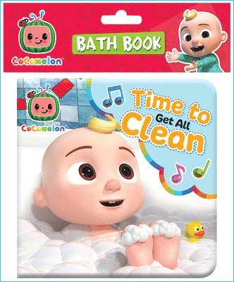 Cocomelon Bath Book Time to Get All Clean 1