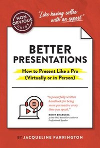 bokomslag The Non-Obvious Guide to Presenting Virtually (With or Without Slides)