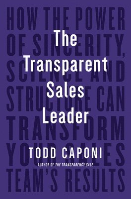 bokomslag Transparent Sales Leader