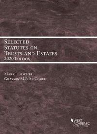 bokomslag Selected Statutes on Trusts and Estates, 2020