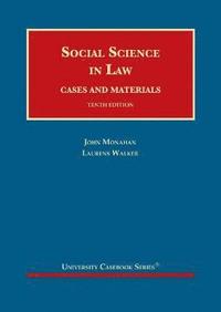 bokomslag Social Science in Law