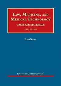 bokomslag Law, Medicine, and Medical Technology