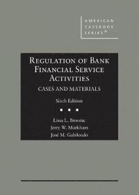 bokomslag Regulation of Bank Financial Service Activities