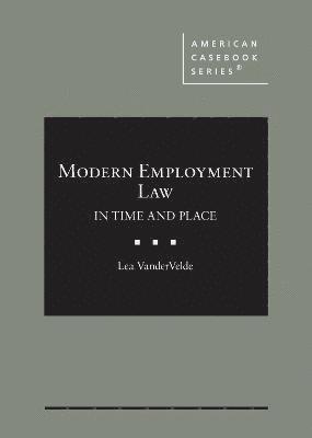 Lea VanderVelde - Modern Employment Law, Inbunden