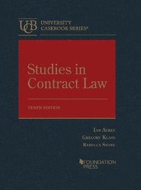 bokomslag Studies in Contract Law