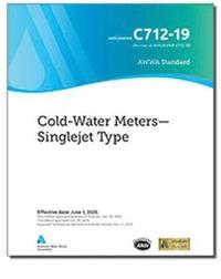 bokomslag AWWA C712-19 Cold-Water Meters