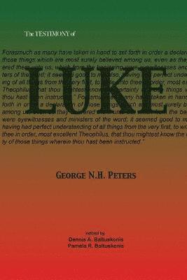bokomslag The Testimony of Luke