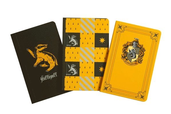 Harry Potter: Hufflepuff Pocket Notebook Collection (Set of 3) 1