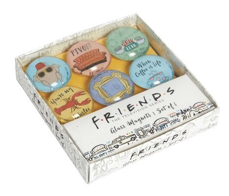 Friends: Glass Magnet Set (Set of 6)