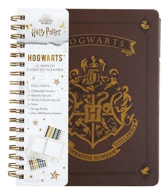 bokomslag Harry Potter: Hogwarts 12-Month Undated Planner