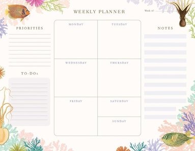 bokomslag Art of Nature: Under the Sea Weekly Planner Notepad