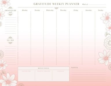 bokomslag Gratitude Weekly Planner Notepad