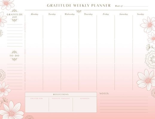 Gratitude Weekly Planner Notepad 1