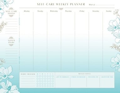 bokomslag Self-Care Weekly Planner Notepad