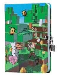 bokomslag Minecraft: Mobs Glow-In-The-Dark Lock & Key Diary