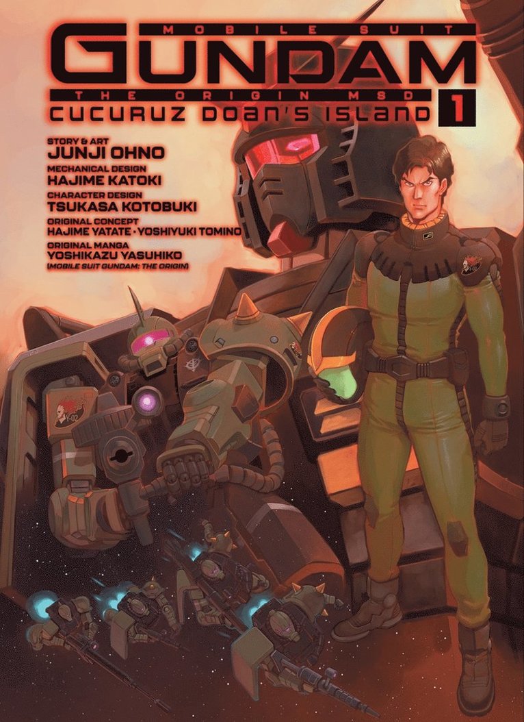 Junji Ohno, Hajime Yatate, Yoshiyuki Tomino, Yoshikazu Yasuhiko - Mobile Suit Gundam The Origin MSD Cucuruz Doan's Island 1, Inbunden