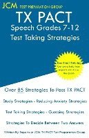 bokomslag TX PACT Speech Grades 7-12 - Test Taking Strategies