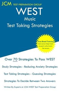 bokomslag WEST Music - Test Taking Strategies: WEST 504 Exam - Free Online Tutoring - New 2020 Edition - The latest strategies to pass your exam.