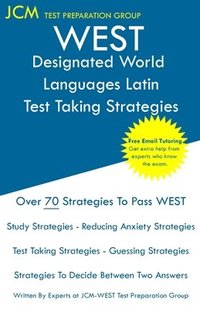 bokomslag WEST Designated World Languages Latin - Test Taking Strategies