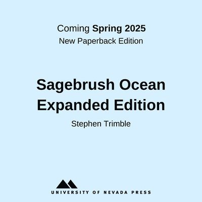 Stephen Trimble - Sagebrush Ocean, Häftad