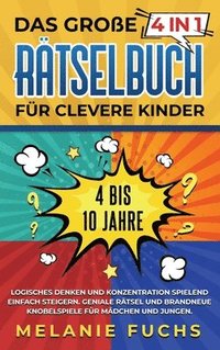 bokomslag Das groe 4 in 1 Rtselbuch fr clevere Kinder